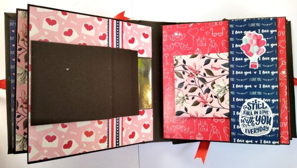 Love & Birthday Handmade Scrapbook image Love & Birthday Handmade Scrapbook image