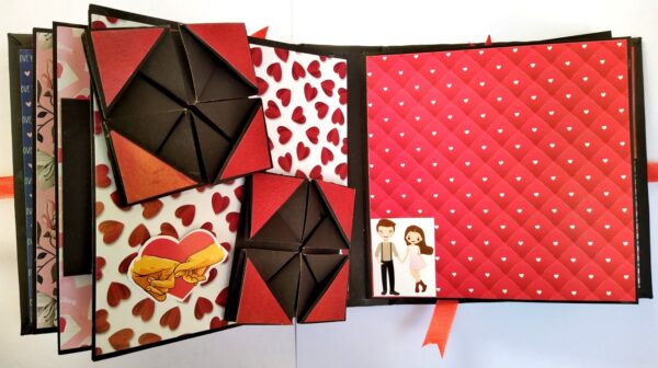 Love & Birthday Handmade Scrapbook image Love & Birthday Handmade Scrapbook image