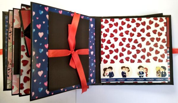 Love & Birthday Handmade Scrapbook image Love & Birthday Handmade Scrapbook image