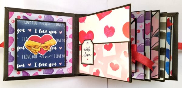 Love/Anniversary/Birthday Pocket Mini Scrapbook image Love/Anniversary/Birthday Pocket Mini Scrapbook image