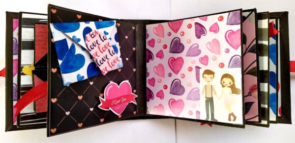 Love/Anniversary/Birthday Pocket Mini Scrapbook image Love/Anniversary/Birthday Pocket Mini Scrapbook image