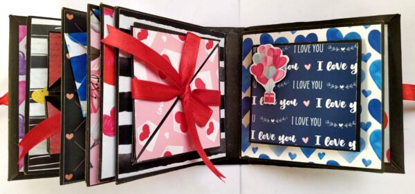Love/Anniversary/Birthday Pocket Mini Scrapbook image Love/Anniversary/Birthday Pocket Mini Scrapbook image