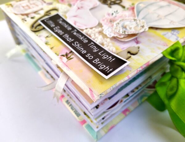 Sparkling Unisex Baby Scrapbook image Sparkling Unisex Baby Scrapbook image