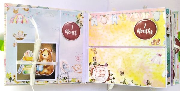 Sparkling Unisex Baby Scrapbook image Sparkling Unisex Baby Scrapbook image