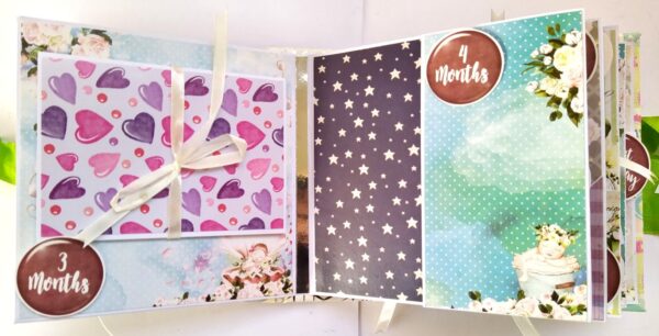Sparkling Unisex Baby Scrapbook image Sparkling Unisex Baby Scrapbook image