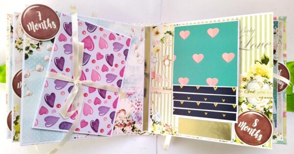 Sparkling Unisex Baby Scrapbook image Sparkling Unisex Baby Scrapbook image