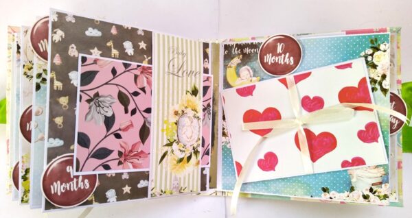Sparkling Unisex Baby Scrapbook image Sparkling Unisex Baby Scrapbook image