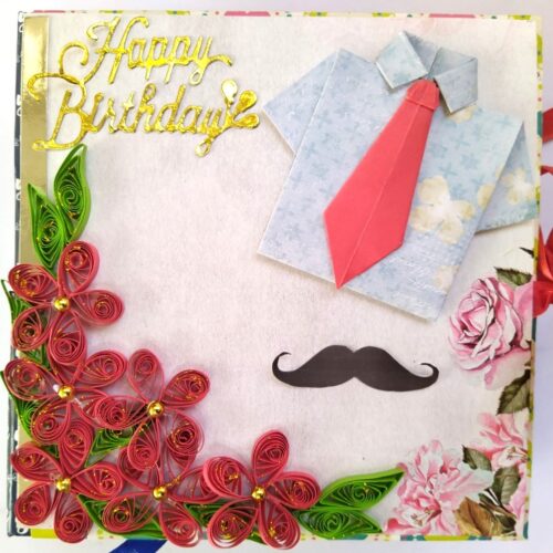 Sparkling Birthday Male Scrapbook image