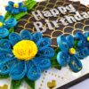 Sparkling Blue theme Birthday Scrapbook image Sparkling Blue theme Birthday Scrapbook image