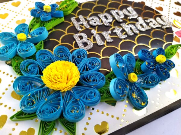 Sparkling Blue theme Birthday Scrapbook image Sparkling Blue theme Birthday Scrapbook image