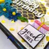 Sparkling Blue theme Birthday Scrapbook image Sparkling Blue theme Birthday Scrapbook image