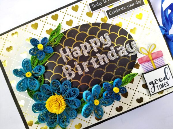 Sparkling Blue theme Birthday Scrapbook image Sparkling Blue theme Birthday Scrapbook image