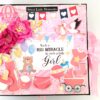 Sparkling Baby Girl Handmade Scrapbook Album image Sparkling Baby Girl Handmade Scrapbook Album image