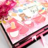 Sparkling Baby Girl Handmade Scrapbook Album image Sparkling Baby Girl Handmade Scrapbook Album image