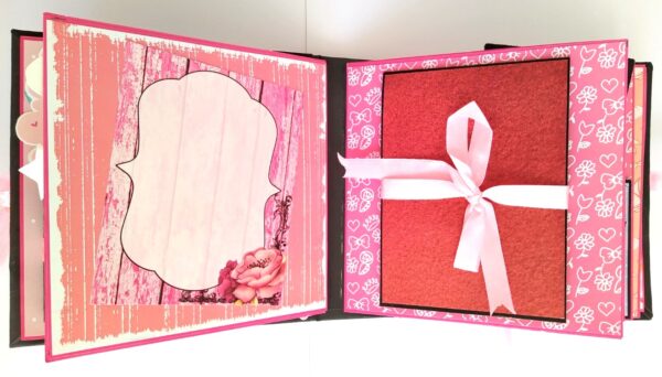 Sparkling Baby Girl Handmade Scrapbook Album image Sparkling Baby Girl Handmade Scrapbook Album image