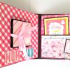 Sparkling Baby Girl Handmade Scrapbook Album image Sparkling Baby Girl Handmade Scrapbook Album image