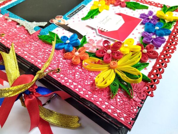 Too Much Love Handmade Quilled Scrapbook image Too Much Love Handmade Quilled Scrapbook image