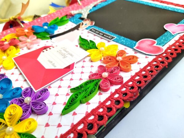 Too Much Love Handmade Quilled Scrapbook image Too Much Love Handmade Quilled Scrapbook image
