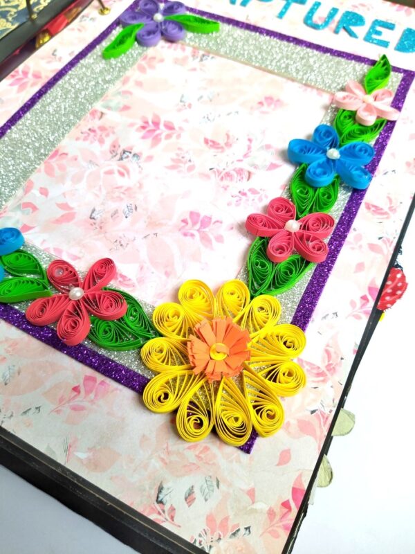 Too Much Love Handmade Quilled Scrapbook image Too Much Love Handmade Quilled Scrapbook image