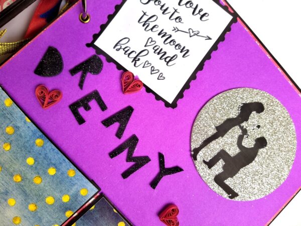 Too Much Love Handmade Quilled Scrapbook image Too Much Love Handmade Quilled Scrapbook image