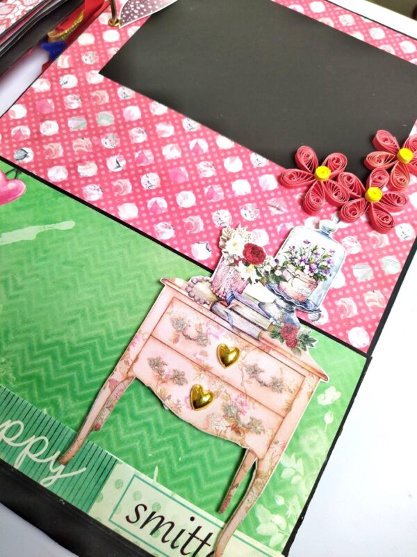 Too Much Love Handmade Quilled Scrapbook image Too Much Love Handmade Quilled Scrapbook image