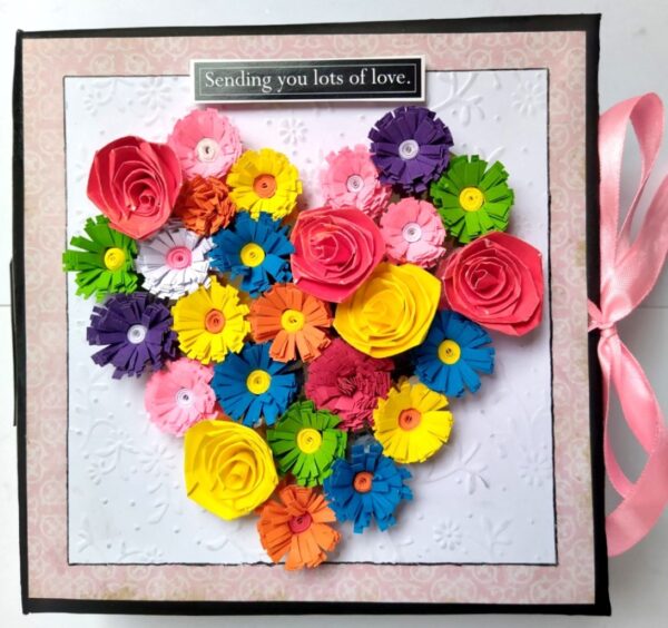 Happy Memories Handmade Quilled Scrapbook image Happy Memories Handmade Quilled Scrapbook image
