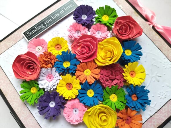 Happy Memories Handmade Quilled Scrapbook image Happy Memories Handmade Quilled Scrapbook image