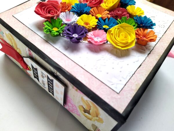 Happy Memories Handmade Quilled Scrapbook image Happy Memories Handmade Quilled Scrapbook image