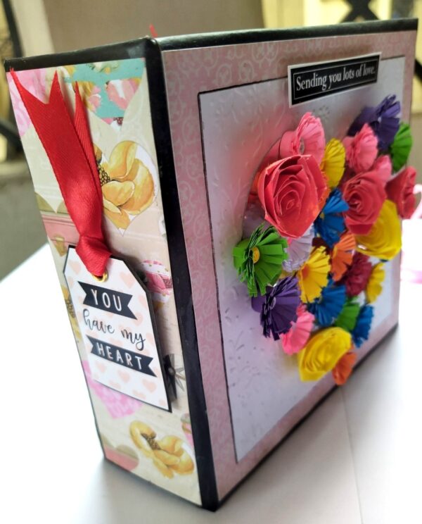 Happy Memories Handmade Quilled Scrapbook image Happy Memories Handmade Quilled Scrapbook image
