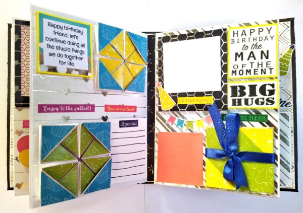 Happy Birthday Man Handmade Scrapbook image Happy Birthday Man Handmade Scrapbook image