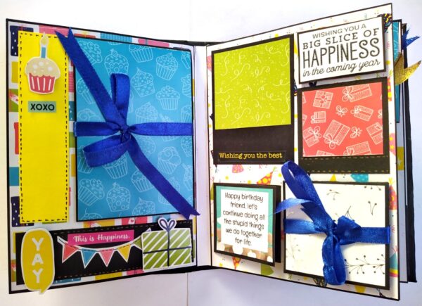 Sparkling Birthday Quilled Scrapbook image Sparkling Birthday Quilled Scrapbook image