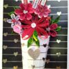 Sparkling Quilled Assorted Flowers Card - Reds image Sparkling Quilled Assorted Flowers Card - Reds image