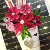 Sparkling Quilled Assorted Flowers Card - Reds image Sparkling Quilled Assorted Flowers Card - Reds image