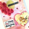 Quilled Roses Anniversary Card image Quilled Roses Anniversary Card image