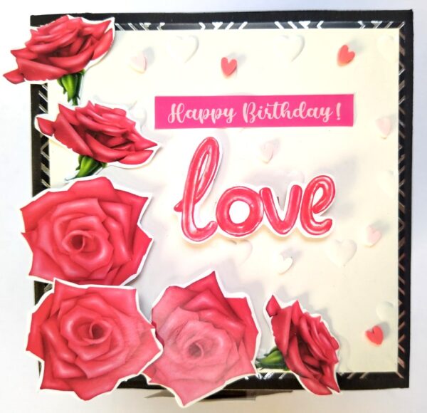 IMG_20210607_183356_1 Mini Scrapbook In Explosion Box - Love Theme