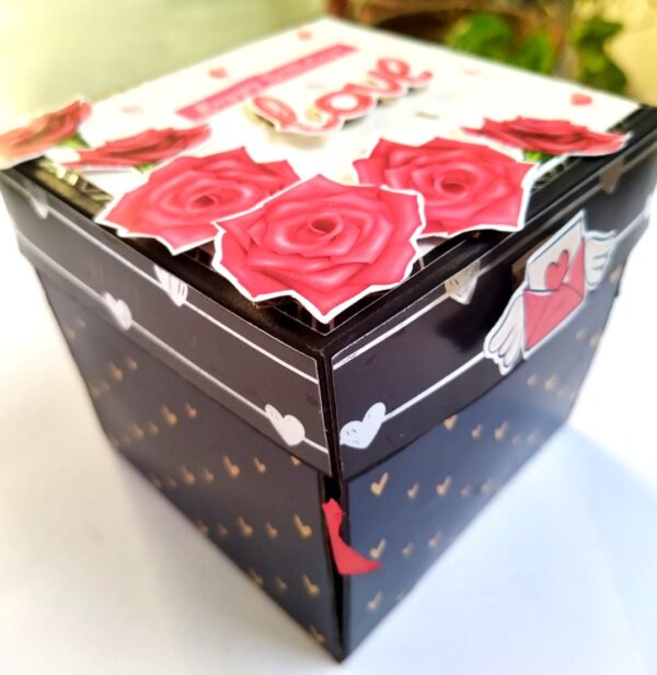 IMG_20210607_183423 Mini Scrapbook In Explosion Box - Love Theme