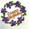IMG_20210711_181532_1 Purple Quilled Garland Flowers Birthday Card