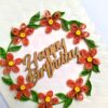 IMG_20210711_181614_1 Orange Quilled Garland Flowers Greeting Card