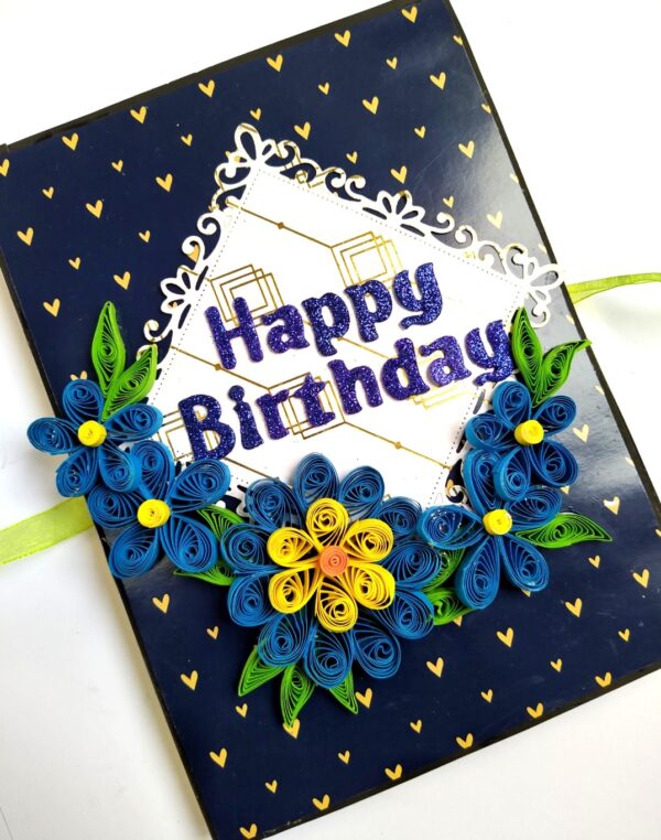 IMG_20210711_181933 Love and Birthday Male themed 3 fold Mini Scrapbook