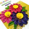 IMG_20211128_122818 Sparkling Birthday Pink Quilled Flowers Greeting card