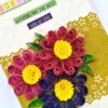 IMG_20211128_122824_1 Sparkling Birthday Pink Quilled Flowers Greeting card