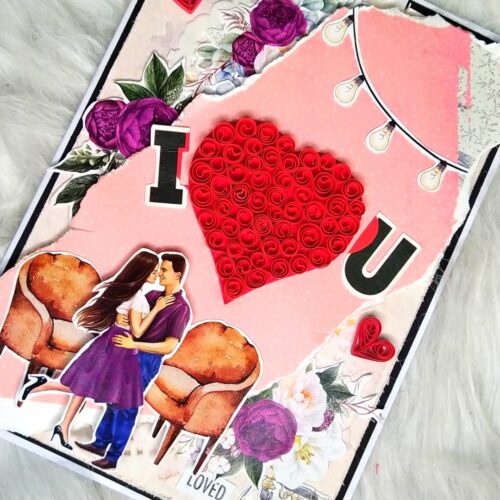 I love you valentine greeting card