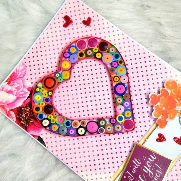 IMG_20230130_184251 Vibrant quilled Heart greeting card