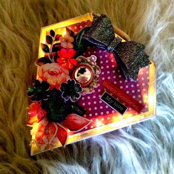 IMG_20230218_151905 Diamond shaped Lights memories scrapbook