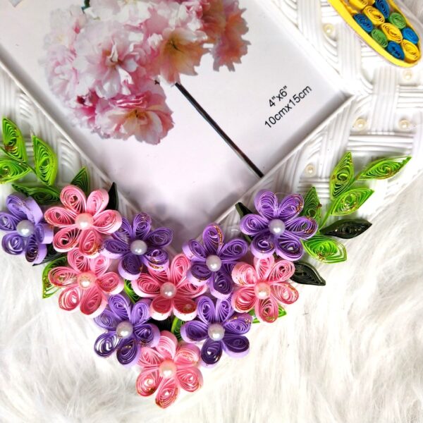 IMG_20230311_100321 Quilled Flowers and quilled bird Photo frame