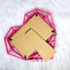 IMG_20230318_151151 Quilled Heart Shaped Photo frame - Pink