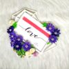 IMG_20230318_151223 Quilled Heart Shaped Photo frame - Purple