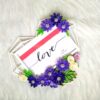 IMG_20230318_151233 Quilled Heart Shaped Photo frame - Purple