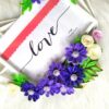 IMG_20230318_151319 Quilled Heart Shaped Photo frame - Purple