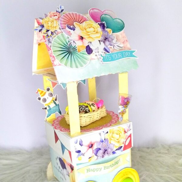 IMG_20230319_155045 Handmade Birthday ice cream truck mini scrapbook